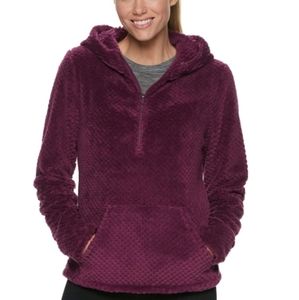 Women's Tek Gear plush fleece zip pullover XXL